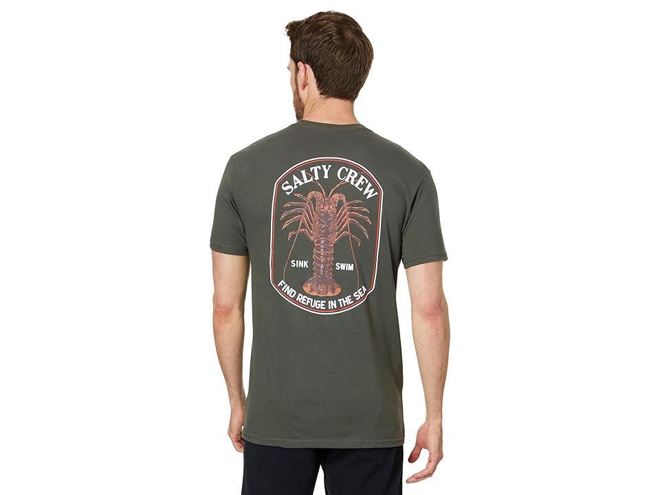 Salty Crew Spiny Standard Short Sleeve Tee (Charcoal) Men's Clothing Product Image