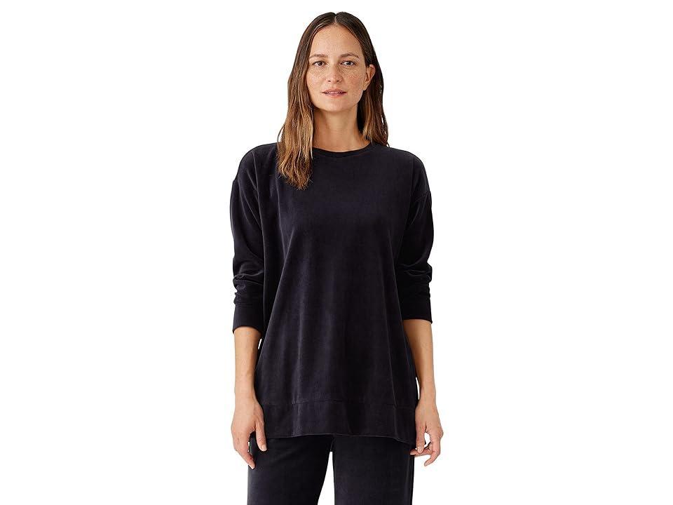 Eileen Fisher Crew Neck Tunic (Nocturne) Women's Clothing product image