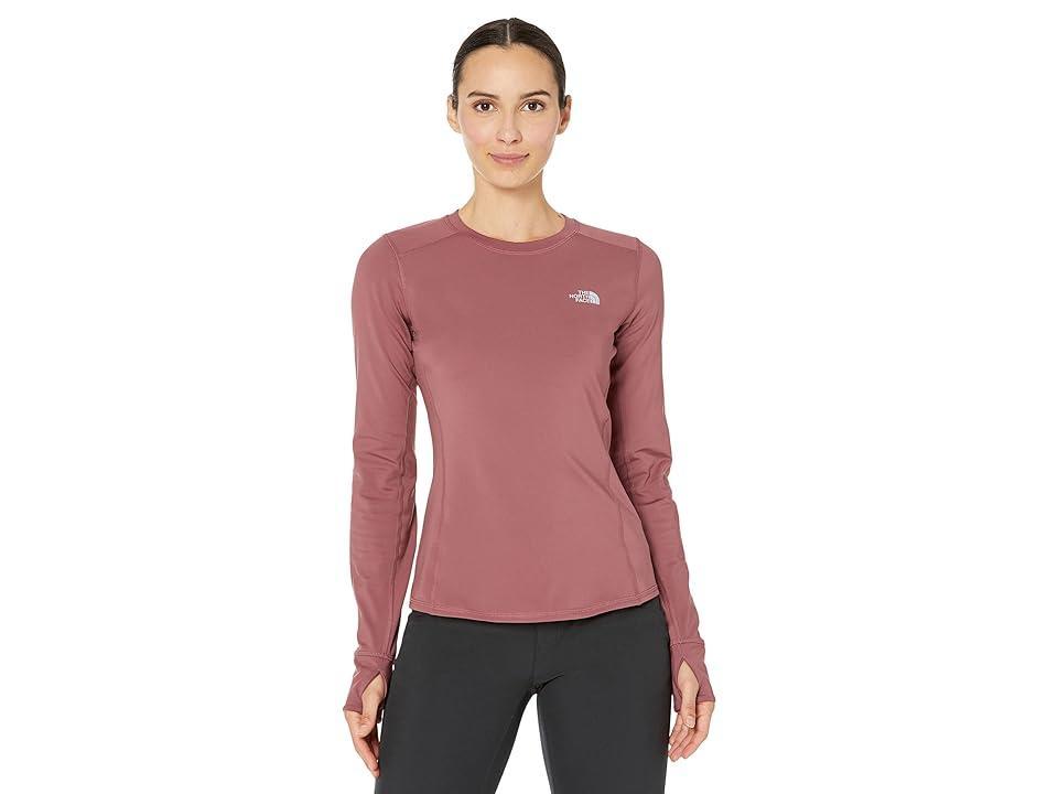 The North Face Winter Warm Essential Crew (Wild Ginger) Women's Clothing Product Image