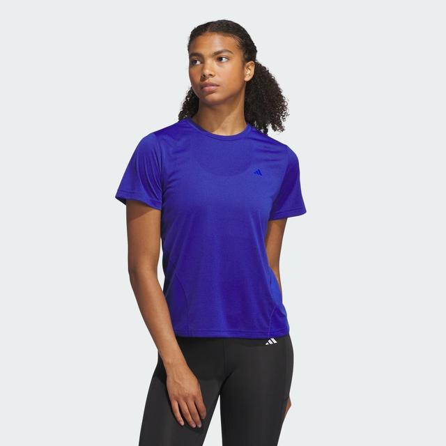 adidas Designed for Training Tee Purple Burst Mel XL Womens Product Image