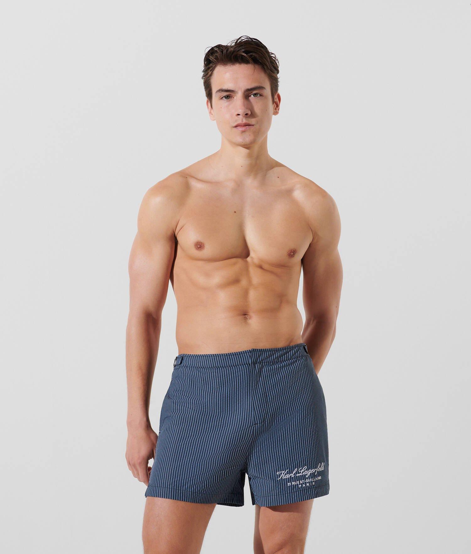 HOTEL KARL STRIPED BOARD SHORTS Product Image