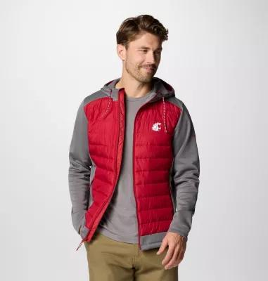 Columbia Men's Collegiate Out-Shield Hybrid Hoodie - Washington State- Product Image