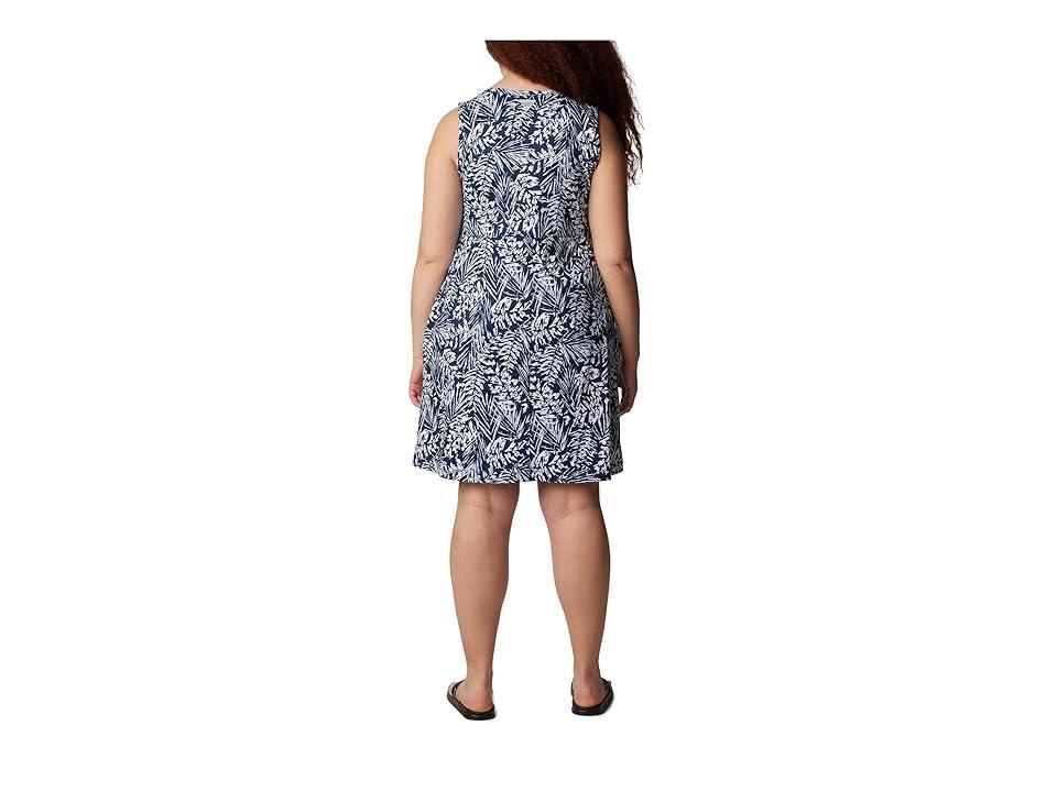 Columbia Plus Size Freezer Tank Dress (Collegiate Serenoa Tonal) Women's Clothing Product Image