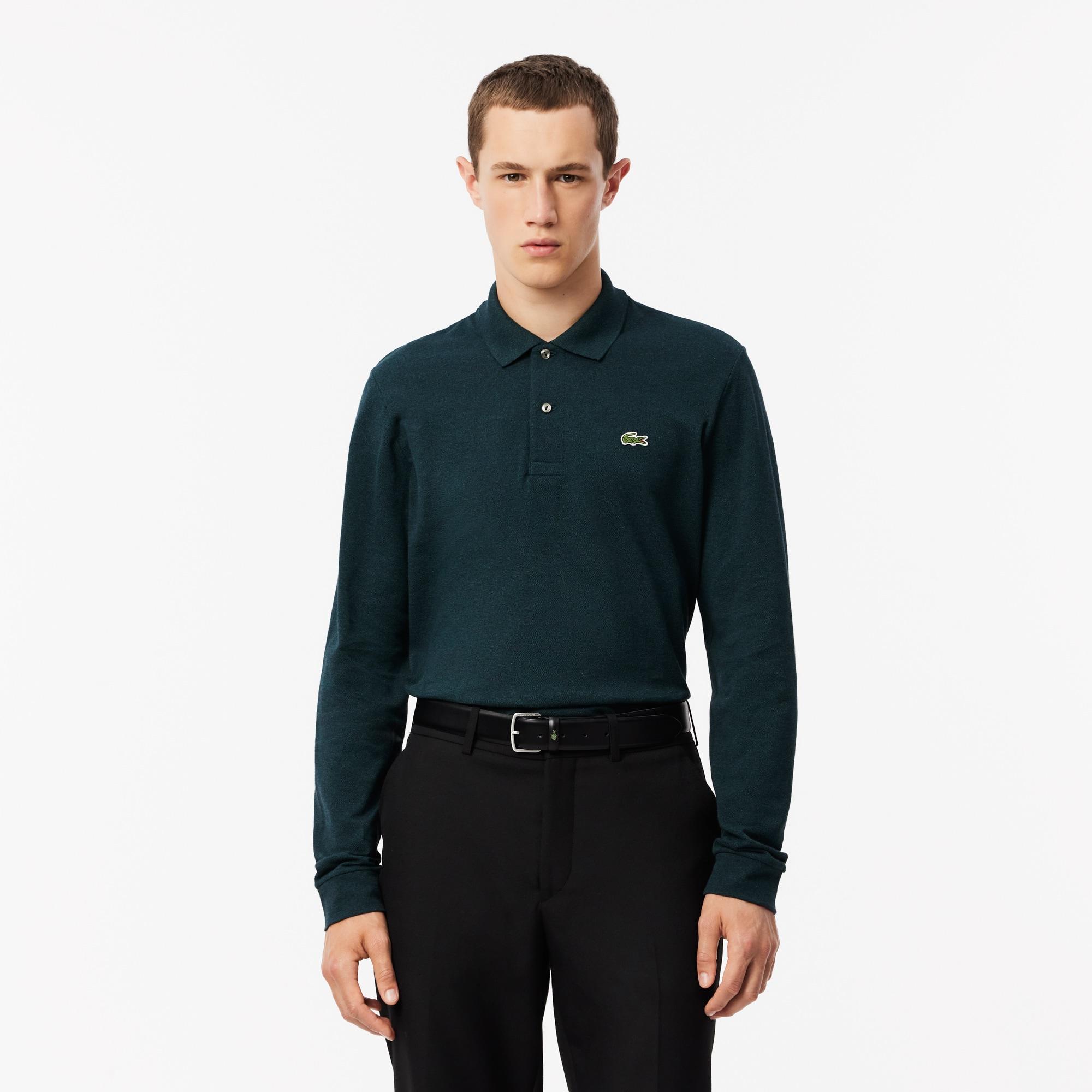 Classic Fit Long Sleeved L.12.12 Polo Shirt Product Image