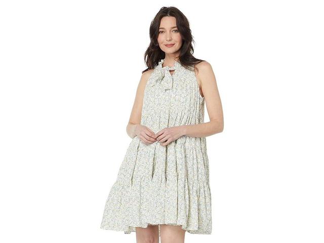 Womens Orielle Floral Tie-Neck Minidress Product Image