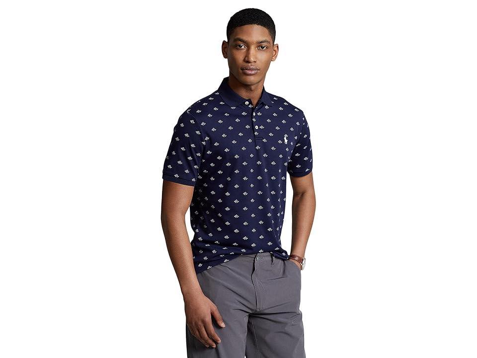 Polo Ralph Lauren Classic Fit Soft Cotton Polo Shirt (PRL Deco French Navy) Men's Clothing Product Image