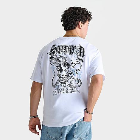 Mens Supply And Demand Skull Snakes T-Shirt Product Image