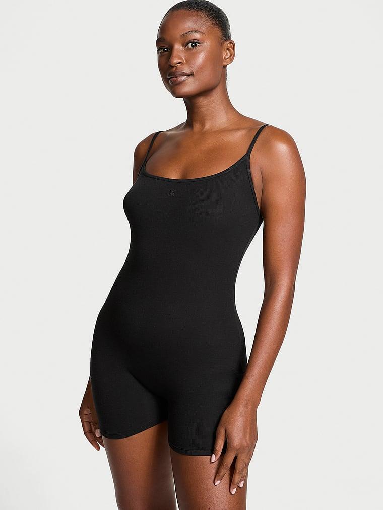 Ribbed Modal Cami Romper Product Image