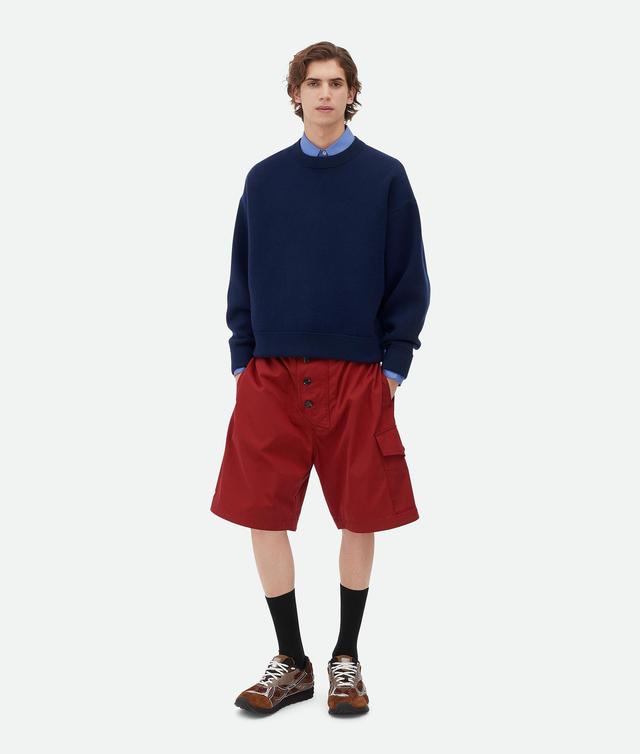 Men's Light Cotton Twill Shorts in Rosewood Product Image