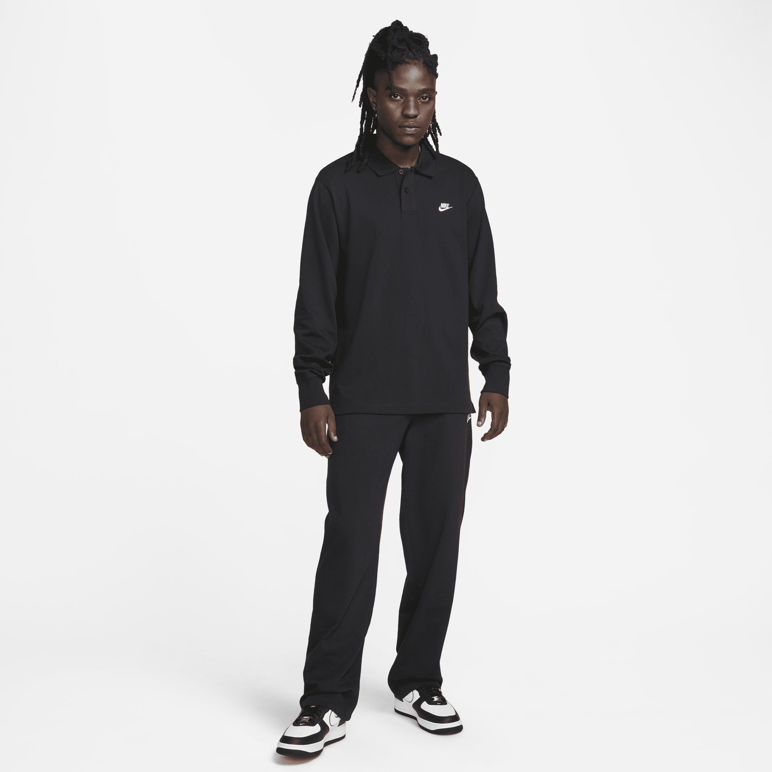 Nike Club Men's Long-Sleeve Knit Polo Product Image