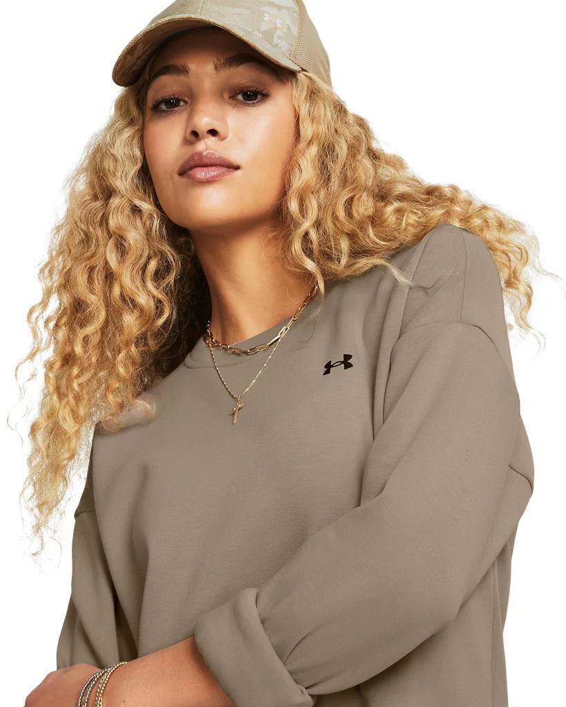 Women's UA Unstoppable Fleece Crew Product Image