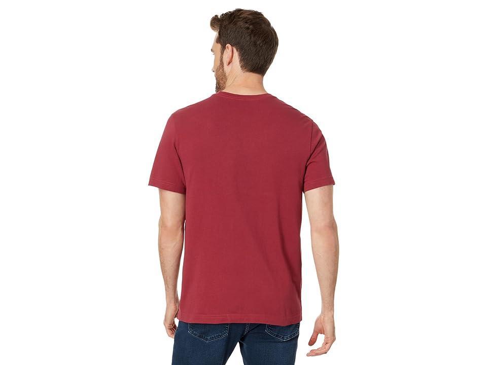 Life is Good Max Lights Short Sleeve Crusher Tee (Cranberry ) Men's Clothing Product Image