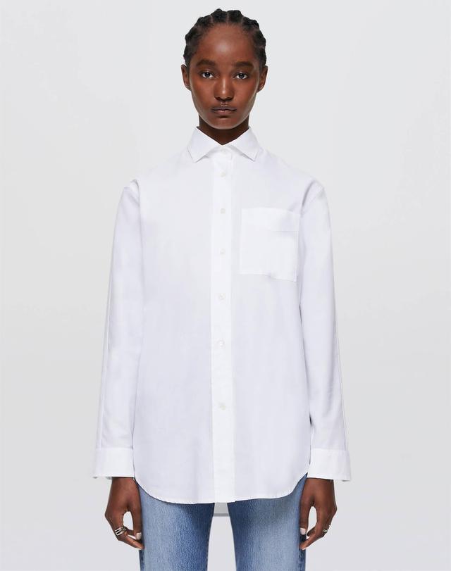 Oversized Button Up - White Product Image