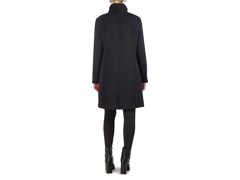 Cole Haan Double Face Wool Zip-Up Coat Women's Coat Product Image