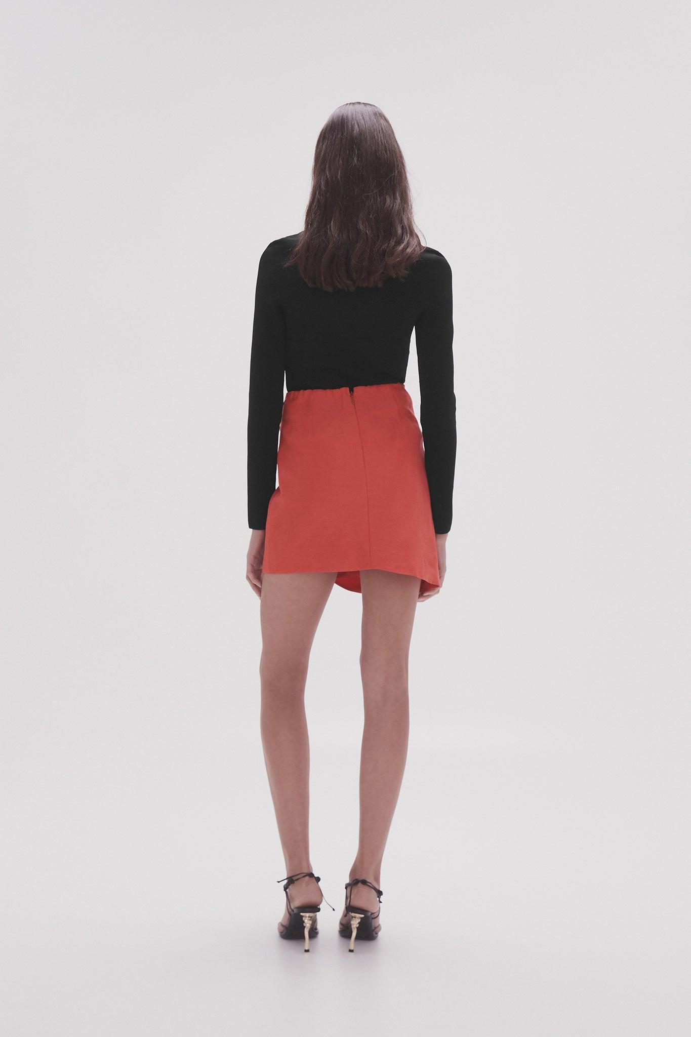 Kinship Draped Mini Skirt Product Image