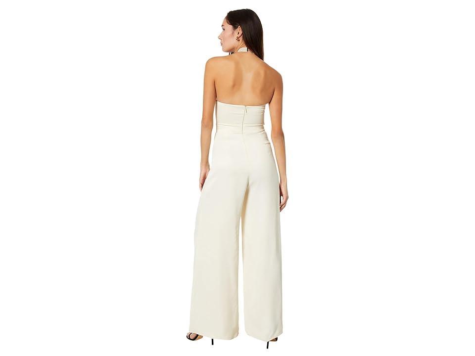 MANGO Twist Halter Neck Jumpsuit Product Image