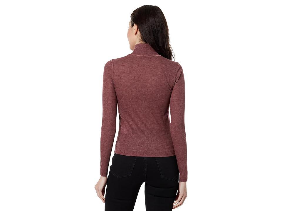 Madewell Mock Neck Semisheer T-Shirt Product Image