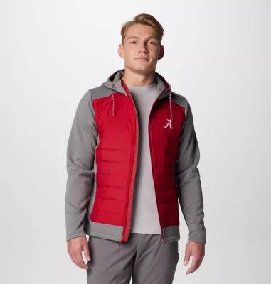 Columbia Men's Collegiate Out-Shield Hybrid Hoodie - Alabama- Product Image