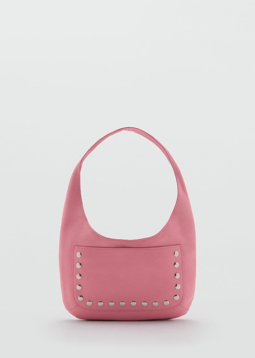 MANGO - Stud leather bag - One size - Women Product Image