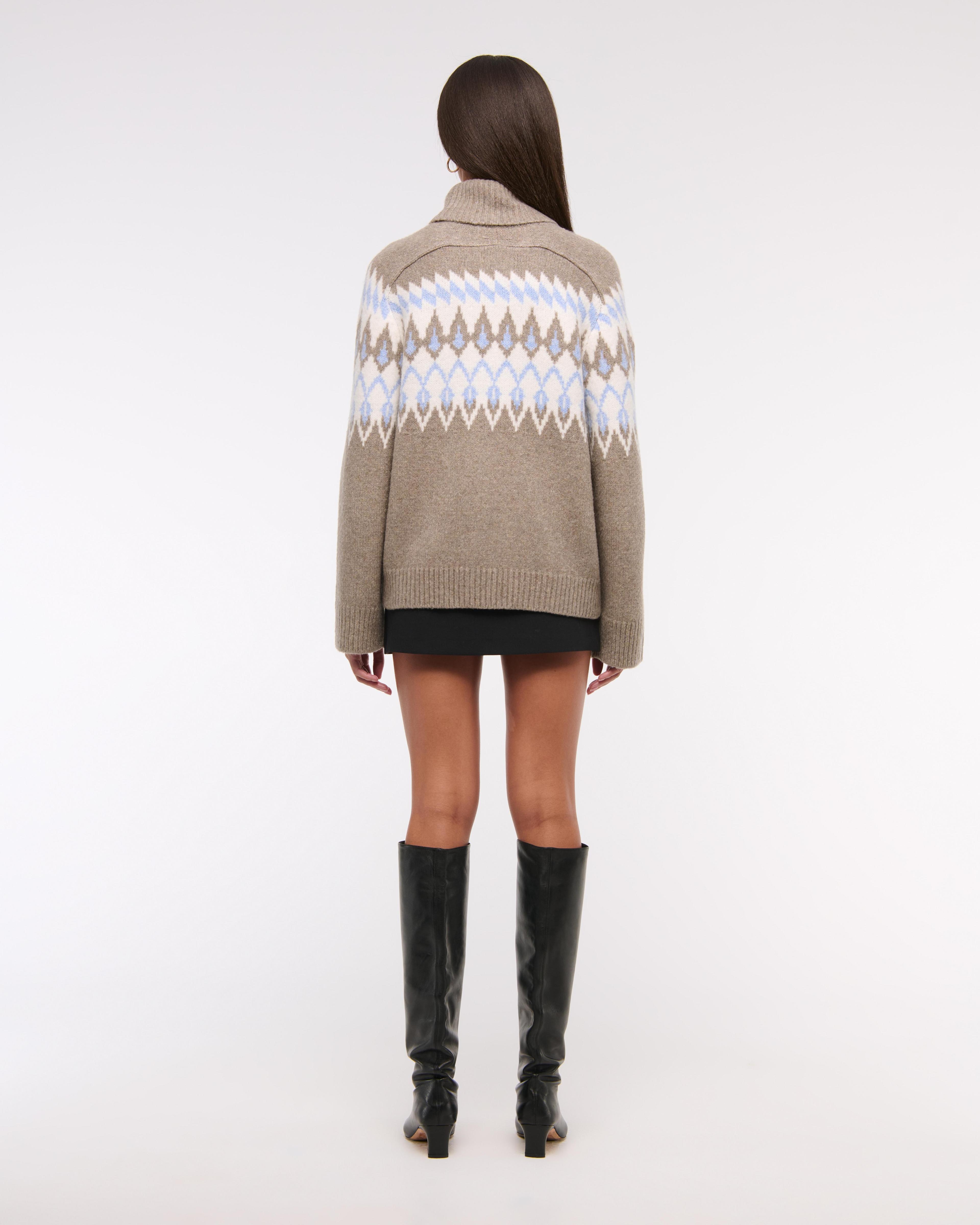 Fairisle Turtleneck Sweater Product Image