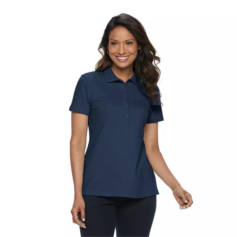 Womens Croft & Barrow Essential Polo Product Image