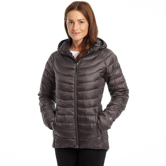 Womens Excelled Hooded Puffer Jacket Product Image