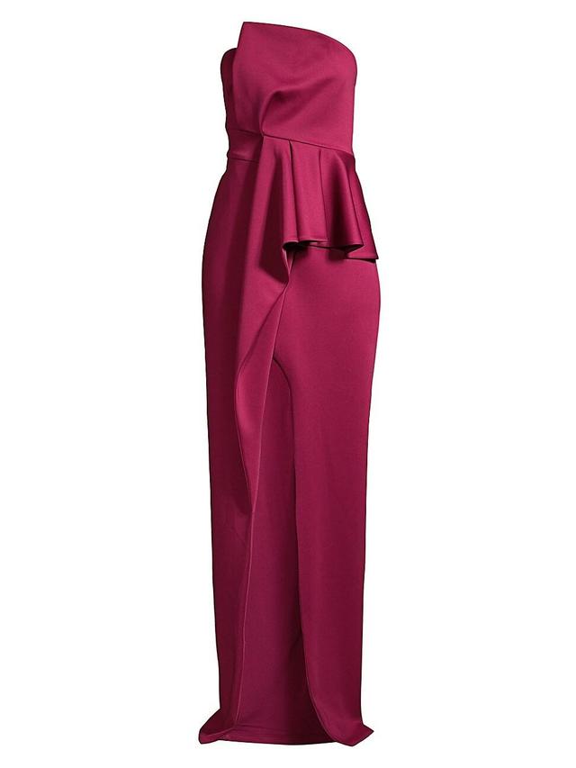 Womens Jonas Asymmetrical Draped Gown Product Image