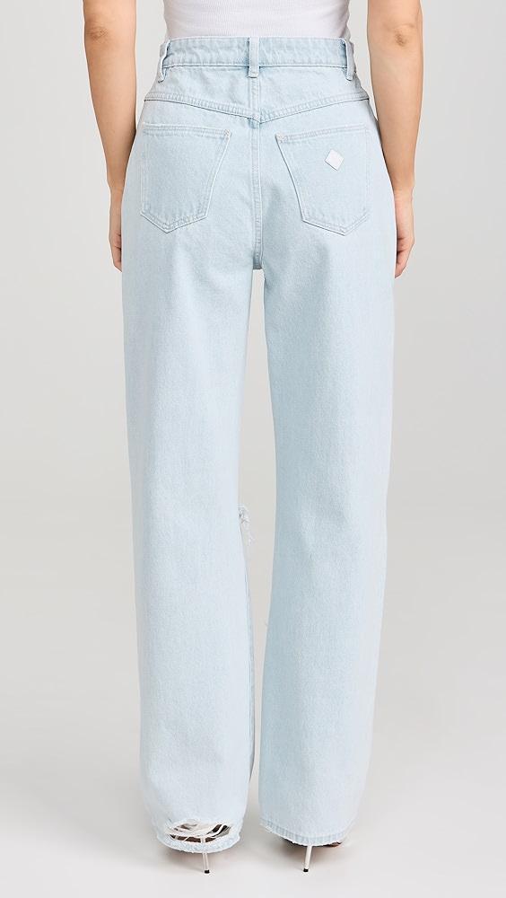 ABRAND Carrie Iris Rip Jeans | Shopbop Product Image