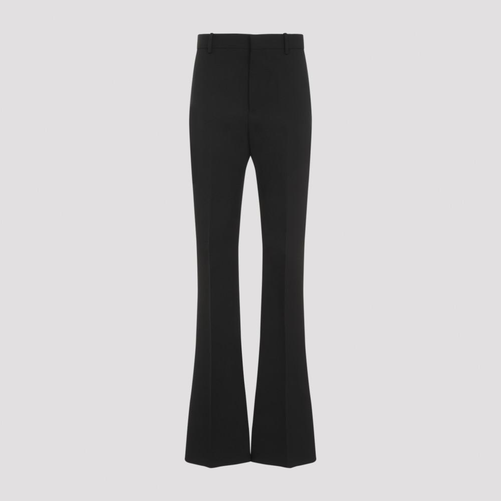 Flared Trousers In Black Product Image