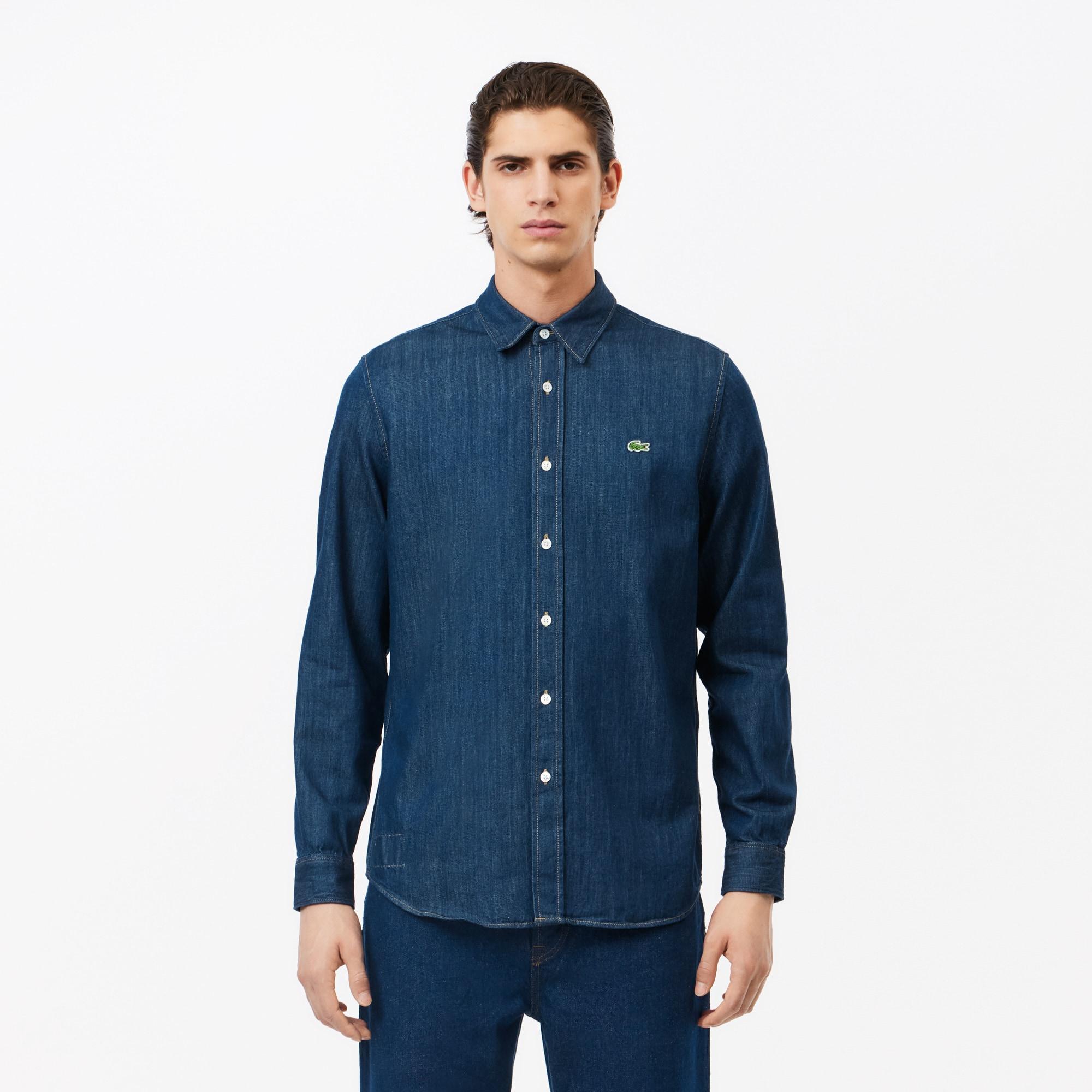 Regular Fit Denim Shirt Product Image