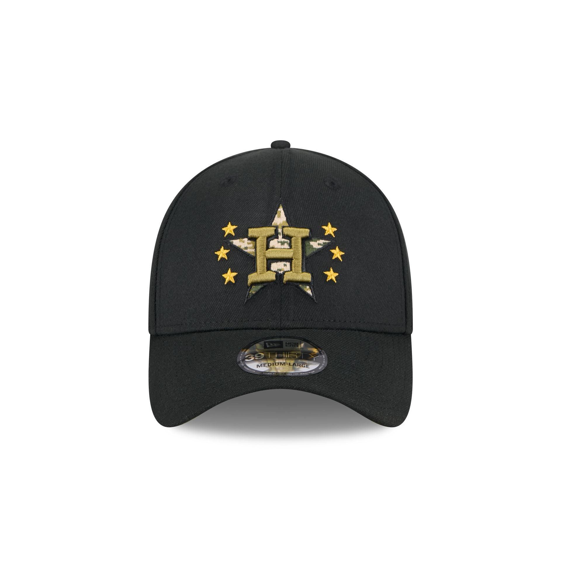 Houston Astros Armed Forces Day 2024 39THIRTY Stretch Fit Hat Male Product Image