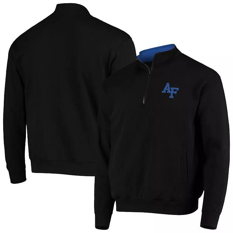 Mens Black Air Force Falcons Tortugas Logo Quarter-Zip Jacket Product Image