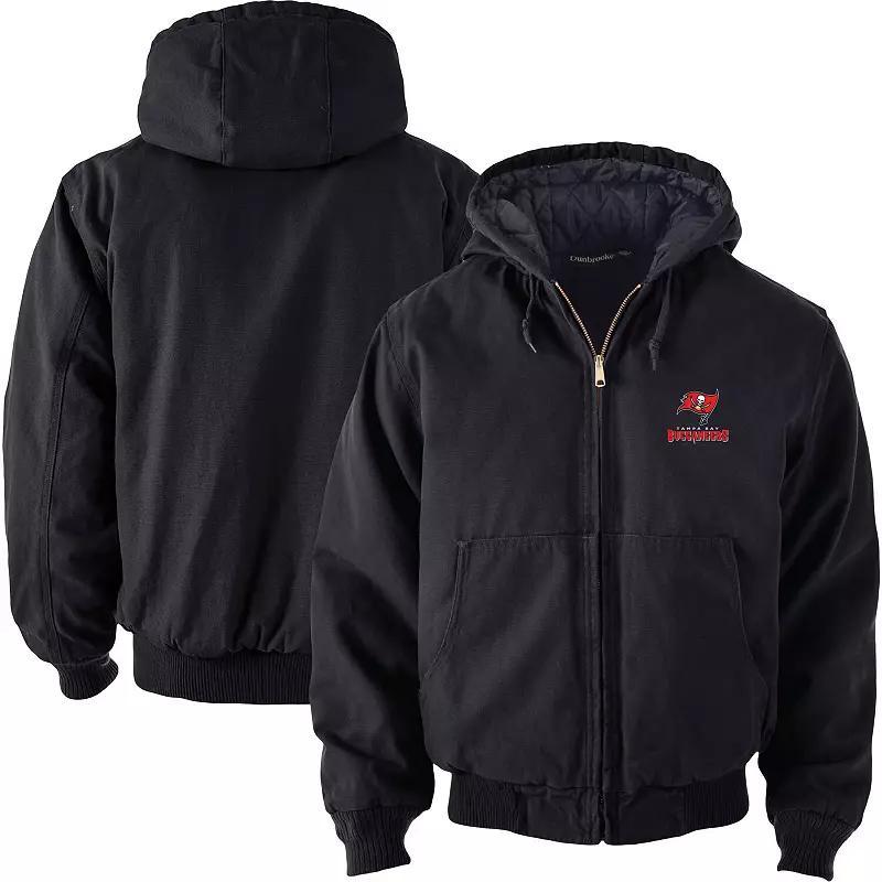 Mens Dunbrooke Black Washington Commanders Dakota Cotton Canvas Hooded Jacket Product Image