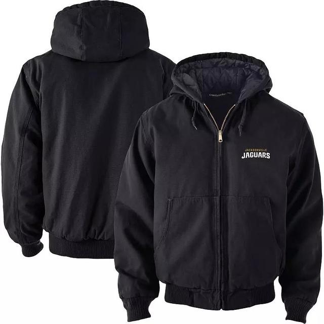 Mens Dunbrooke Black New Orleans Saints Big & Tall Dakota Canvas Hoodie Full-Zip Jacket Product Image