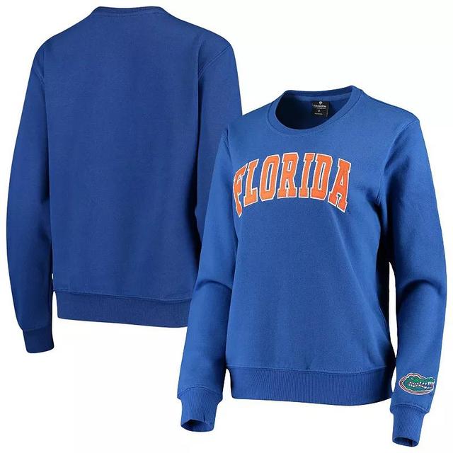 Womens Colosseum Royal Florida Gators Campanile Pullover Sweatshirt Product Image