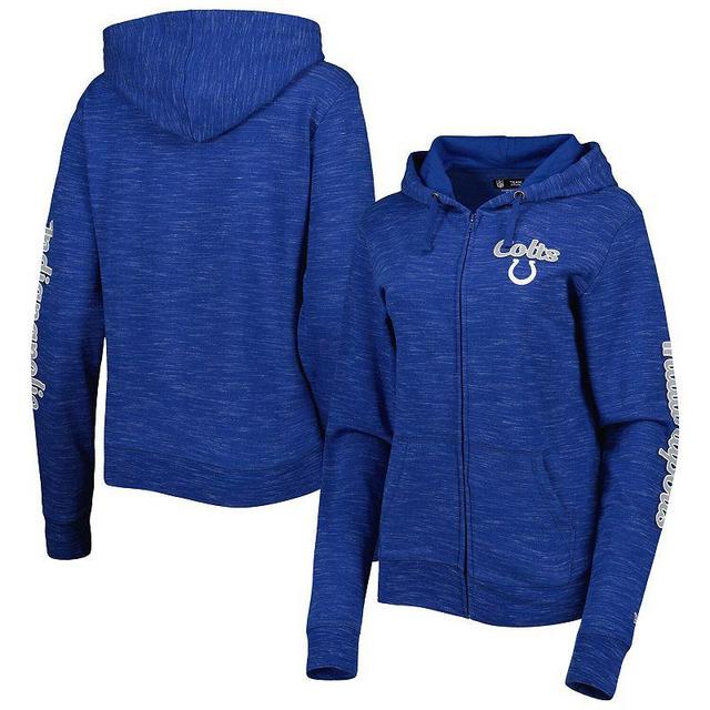 Womens New Era Royal Indianapolis Colts Reverse Full-Zip Hoodie Product Image