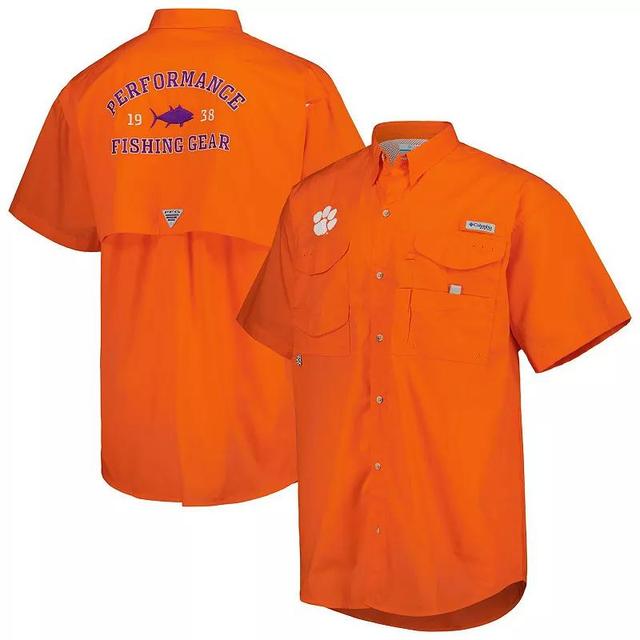 Mens Columbia Orange Clemson Tigers Bonehead Button-Up Shirt Product Image