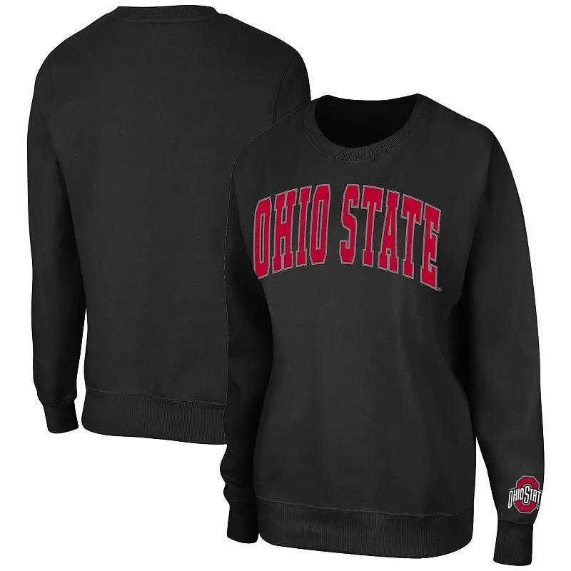 Womens Colosseum Ohio State Buckeyes Campanile Pullover Sweatshirt Product Image