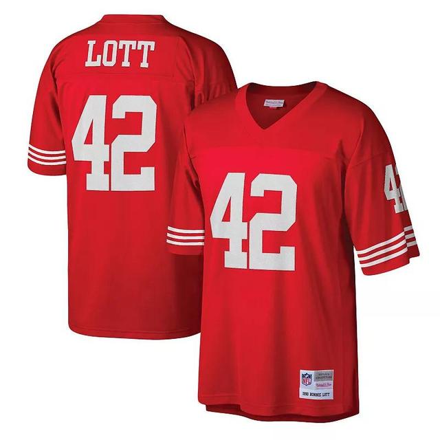 Mens Mitchell & Ness Ronnie Lott Scarlet San Francisco 49ers Legacy Replica Jersey Product Image