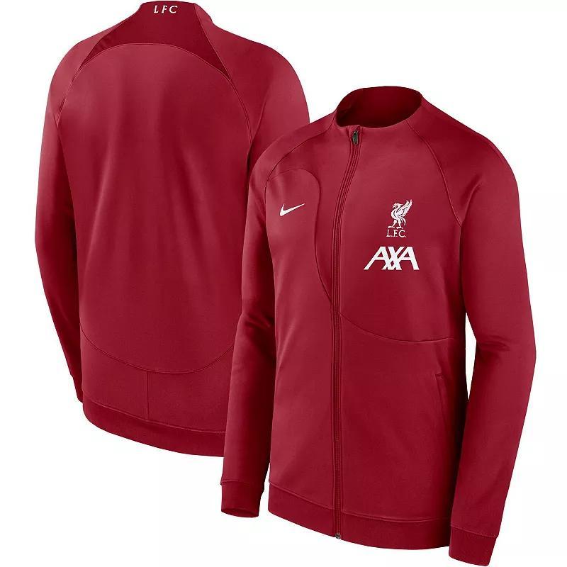 Mens Nike Red Liverpool Academy Pro Anthem Raglan Performance Full-Zip Jacket Product Image