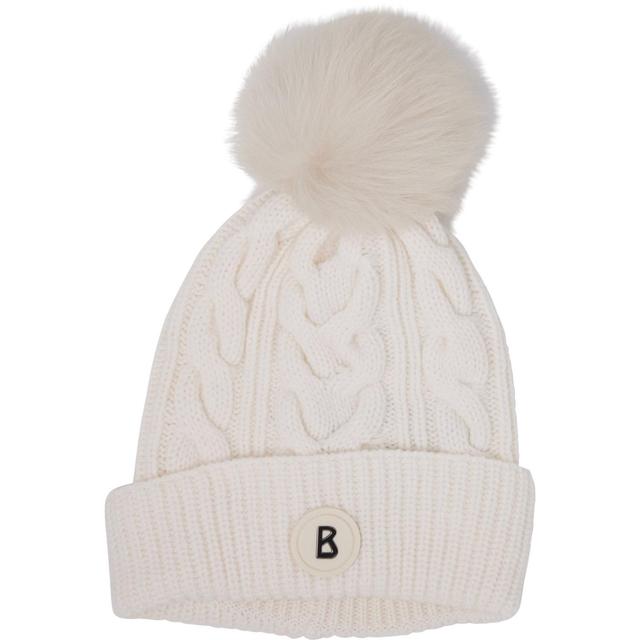 Bogner Barbara Lambskin Pom Winter Hat - Cashmere (For Women) Product Image