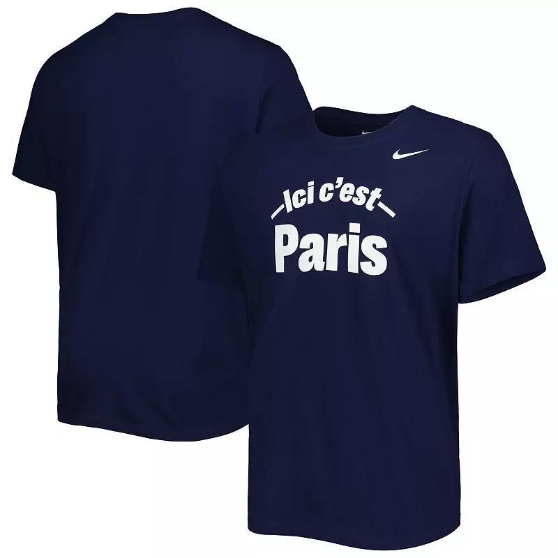 Mens Nike Navy Paris Saint-Germain Core T-Shirt Psg Blue Product Image