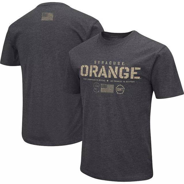 Mens Colosseum Heather Black Syracuse Orange Big & Tall OHT Military Appreciation Playbook T-Shirt Product Image