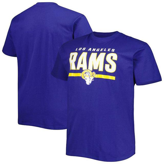 Mens Fanatics Branded Royal Los Angeles Rams Big & Tall Speed & Agility T-Shirt Product Image