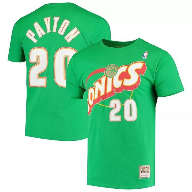 Mitchell & Ness Mens Gary Payton Seattle SuperSonics T-Shirt Product Image