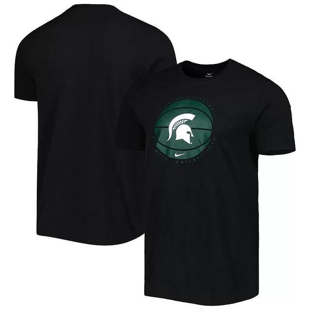 Mens Nike Michigan State Spartans Basketball Logo T-Shirt Product Image