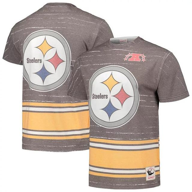 Mens Mitchell & Ness Pittsburgh Steelers Jumbotron 3.0 T-Shirt Product Image