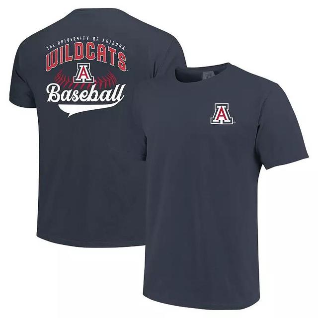 Mens Arizona Wildcats Baseball Comfort Colors T-Shirt Blue Product Image