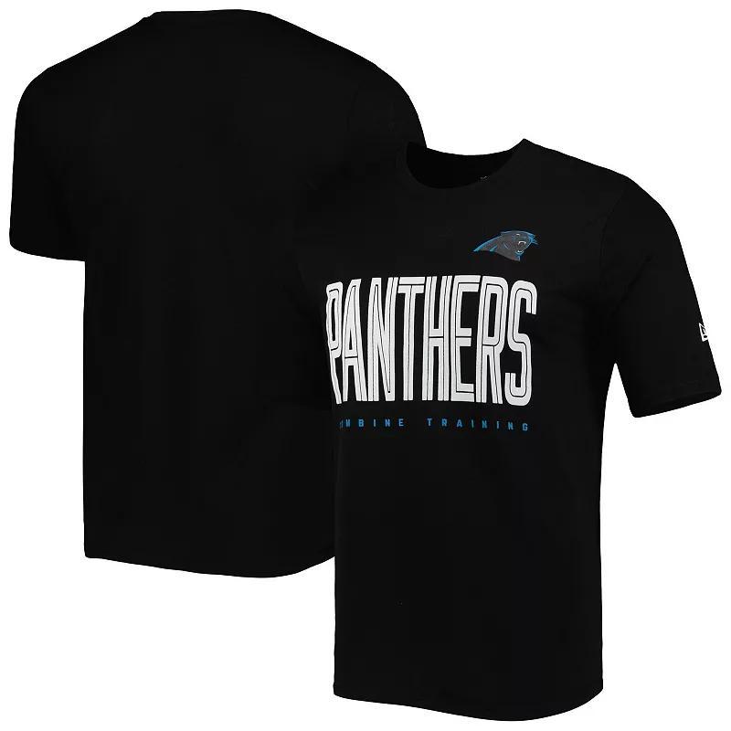 Mens New Era Carolina Panthers Combine Authentic Training Huddle Up T-Shirt Product Image