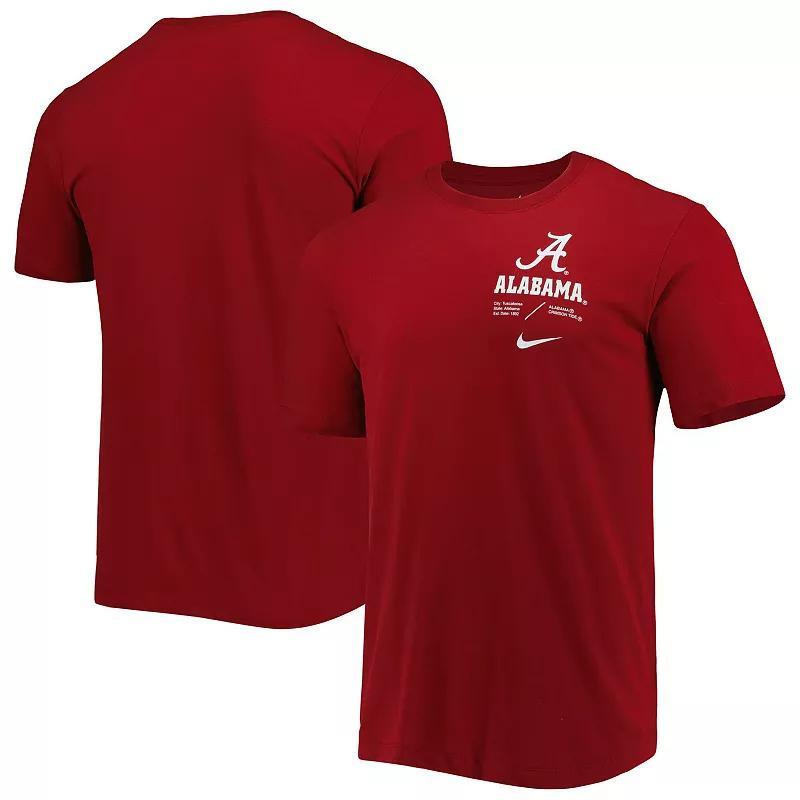 Mens Nike Crimson Alabama Crimson Tide Team Practice Performance T-shirt Product Image